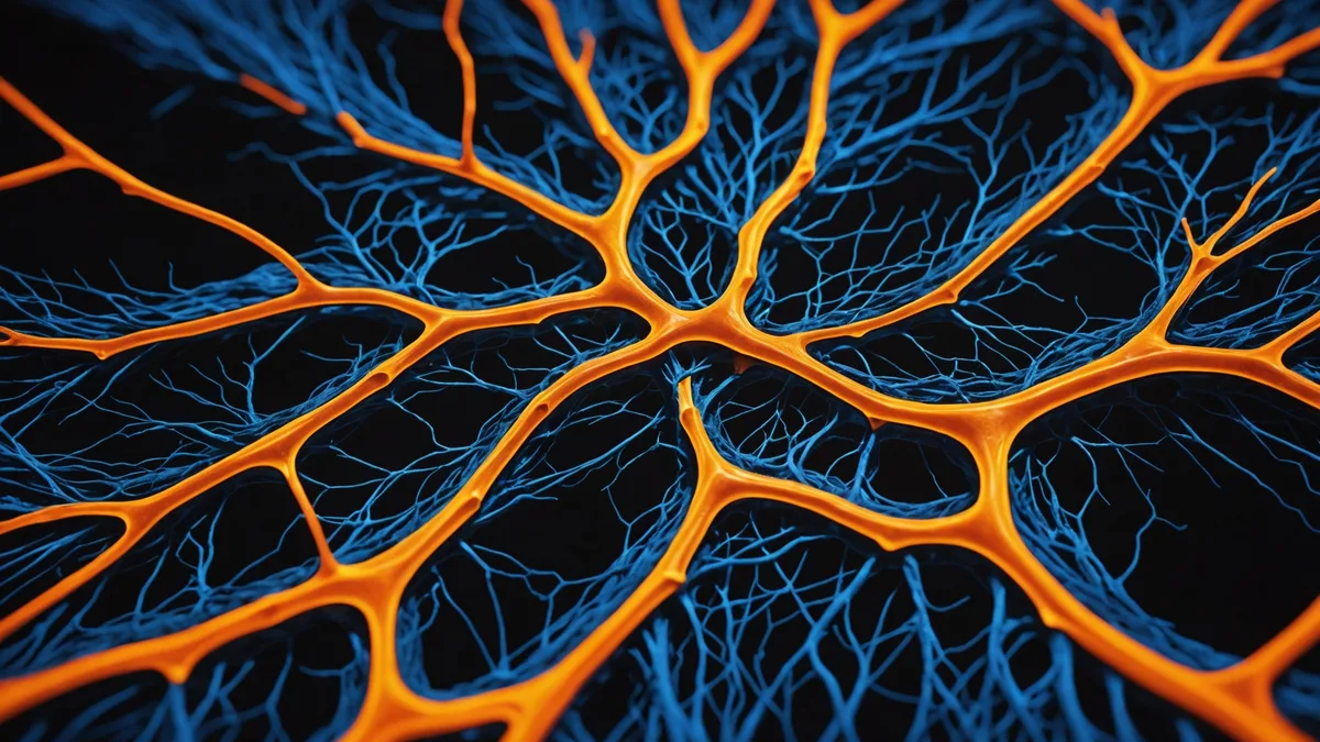 Structural stress distribution visualization showing primary load paths
